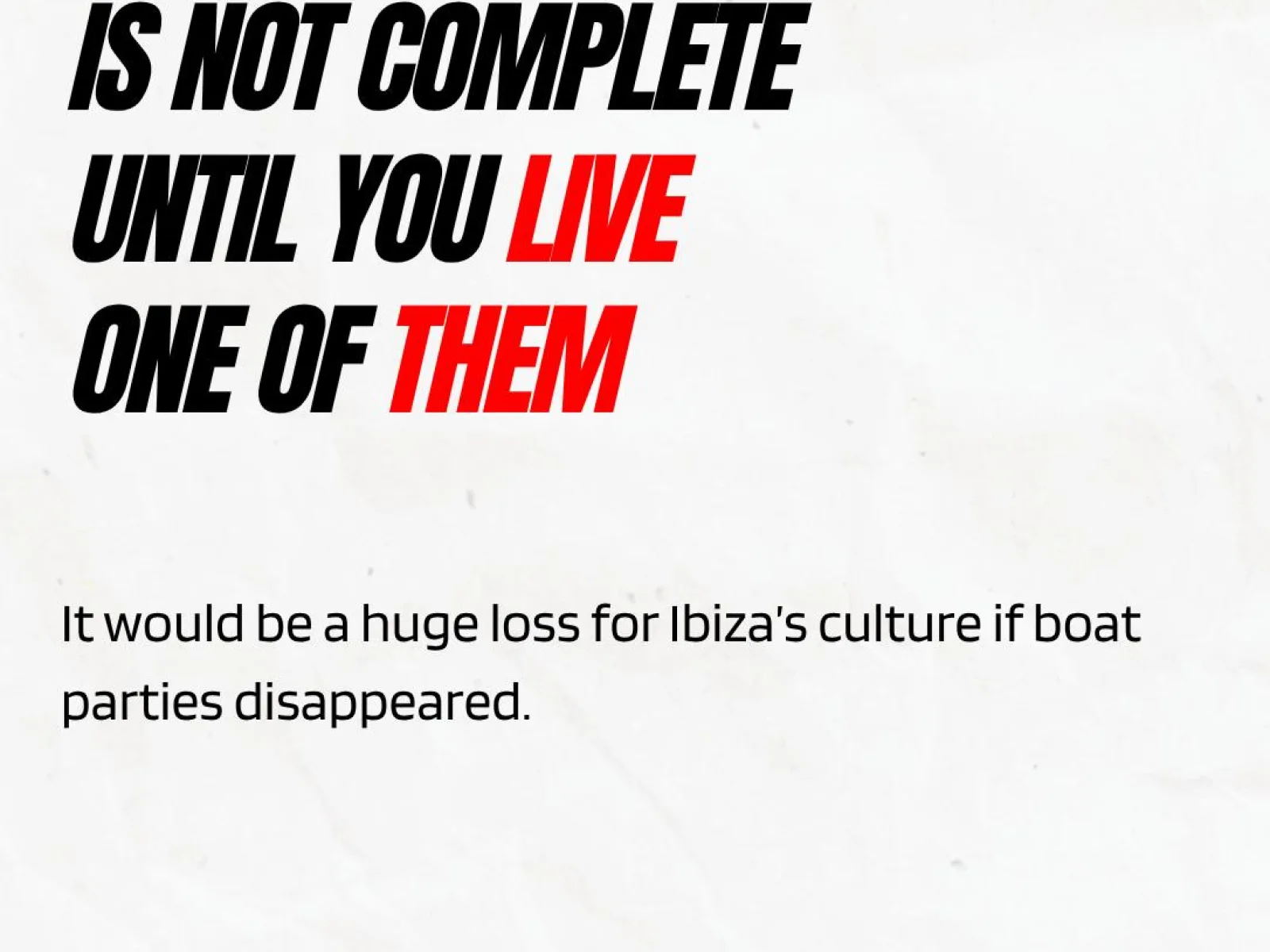 The Zoo Project Ibiza - Afterwave Club Boat